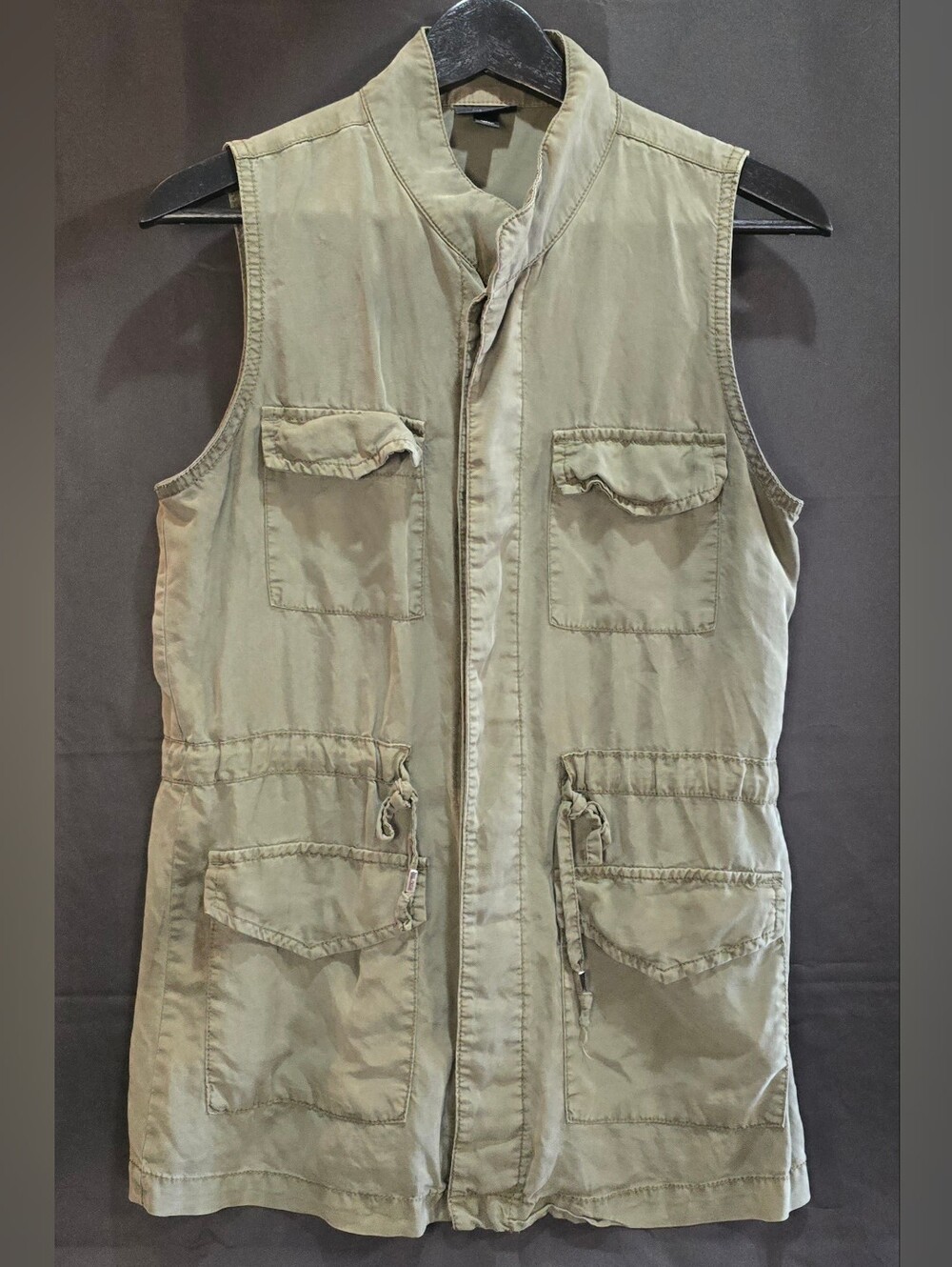 Mossimo Olive Green Cargo Utility Vest